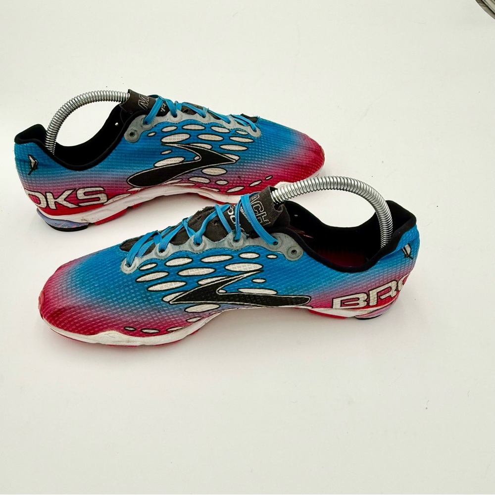 Brooks Vibrant Red and Blue Running Shoes‎
